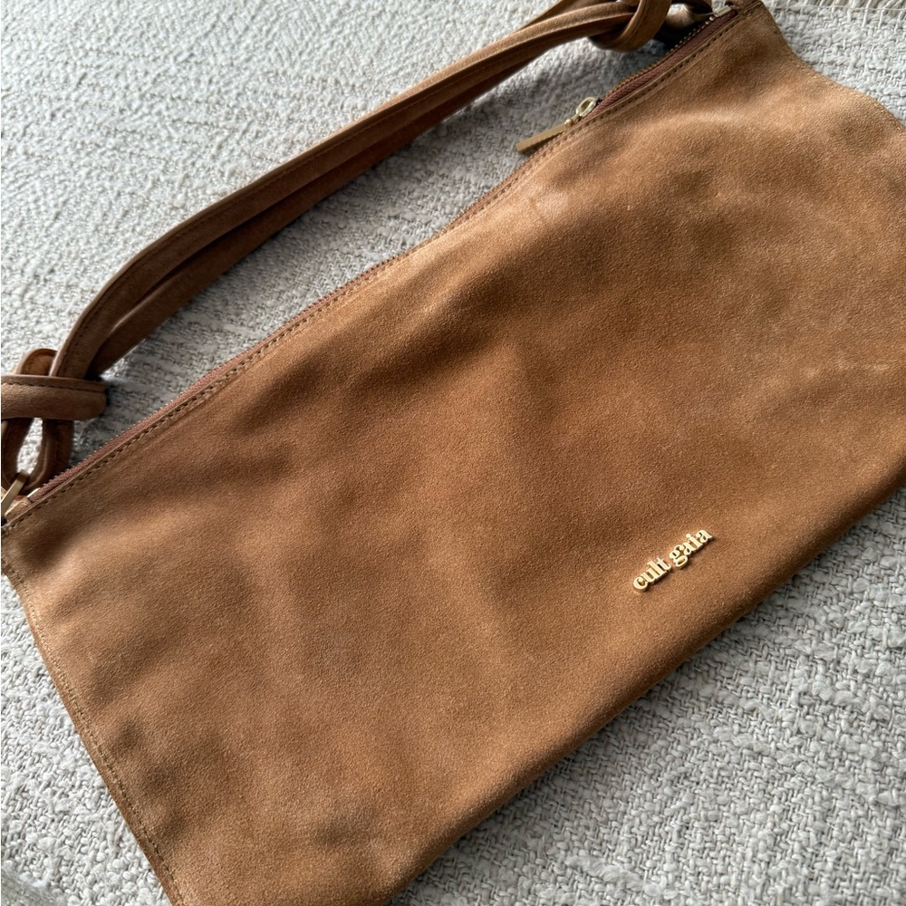 Cult Gaia Brown Shoulder Bag